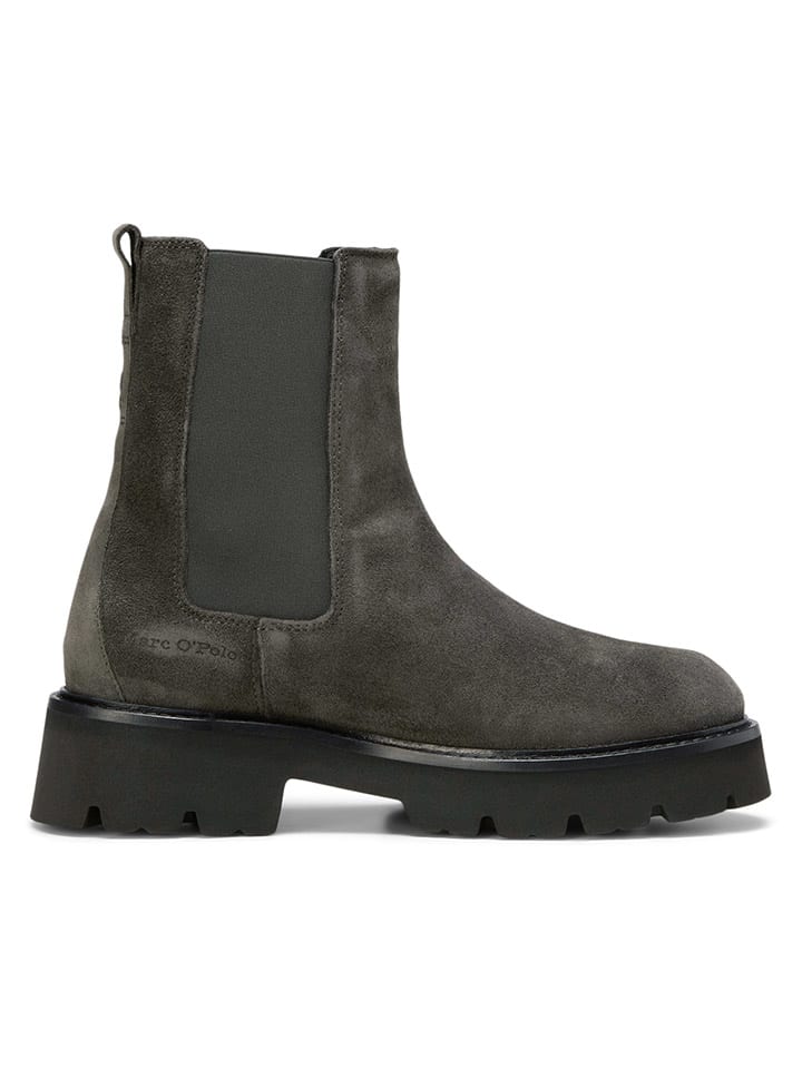 Marc O'Polo Shoes Leder-Chelsea-Boots in Schwarz günstig kaufen