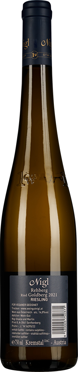 Nigl Riesling Ried Goldberg 1ÖTW Erste Lage 2021