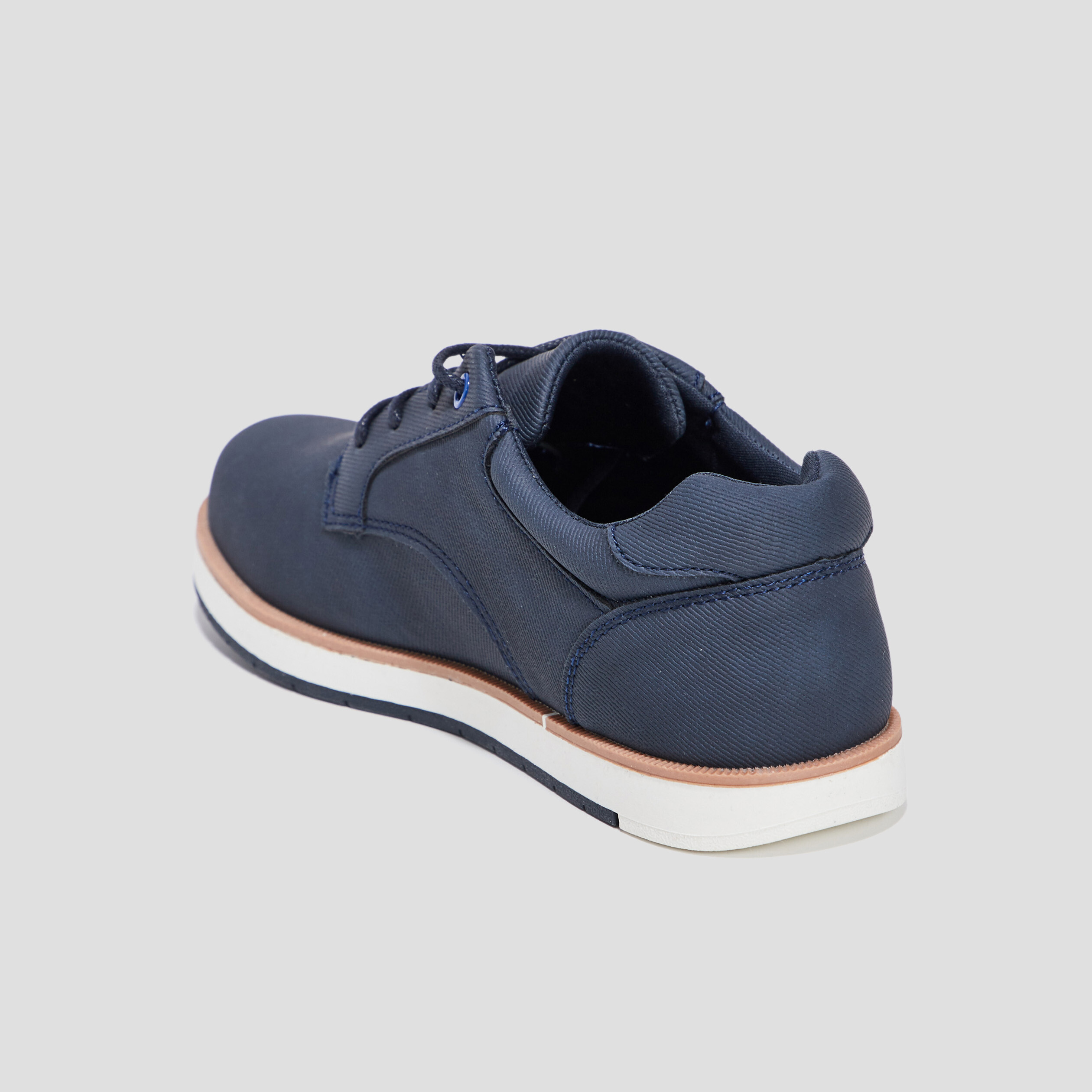 Derbies à lacets bleu marine garçon | La Halle