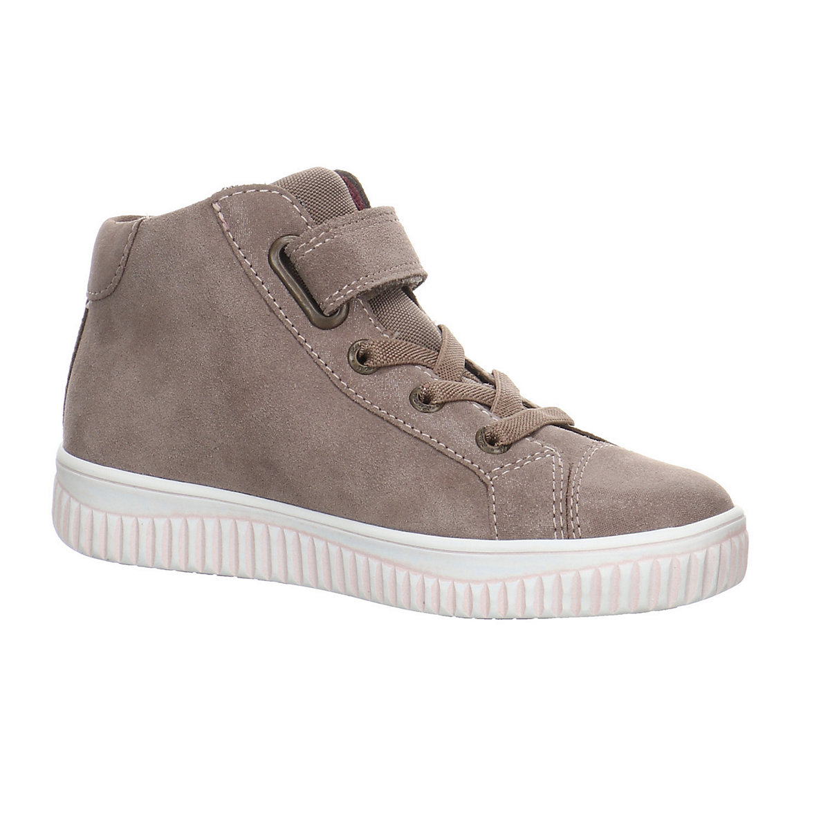 Mädchen Schnürhalbschuhe Yina-Tex Boots Kinderschuhe Veloursleder uni Halbschuhe
