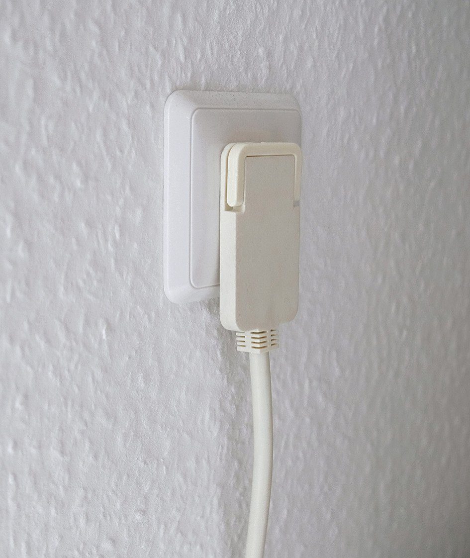 Brennenstuhl Comfort-Line Plus Steckdosenleiste 4-fach (Kabellänge 2 m), mit Flachstecker, Schalter und extra breiten Abständen der Steckdosen