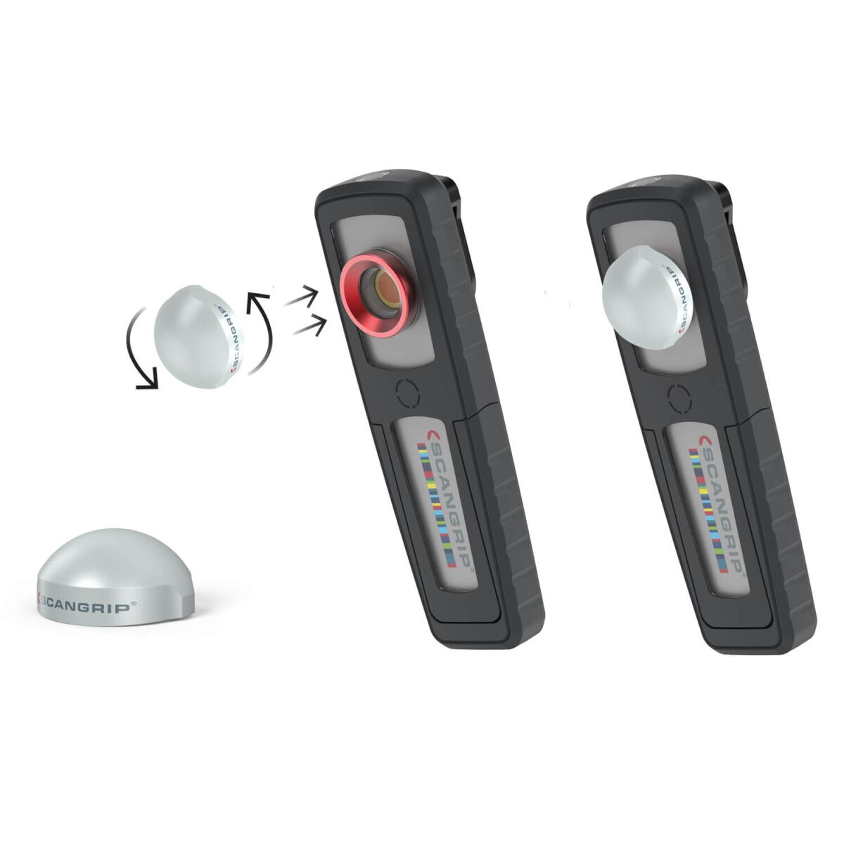 SCANGRIP Diffusor klein 4er Pack