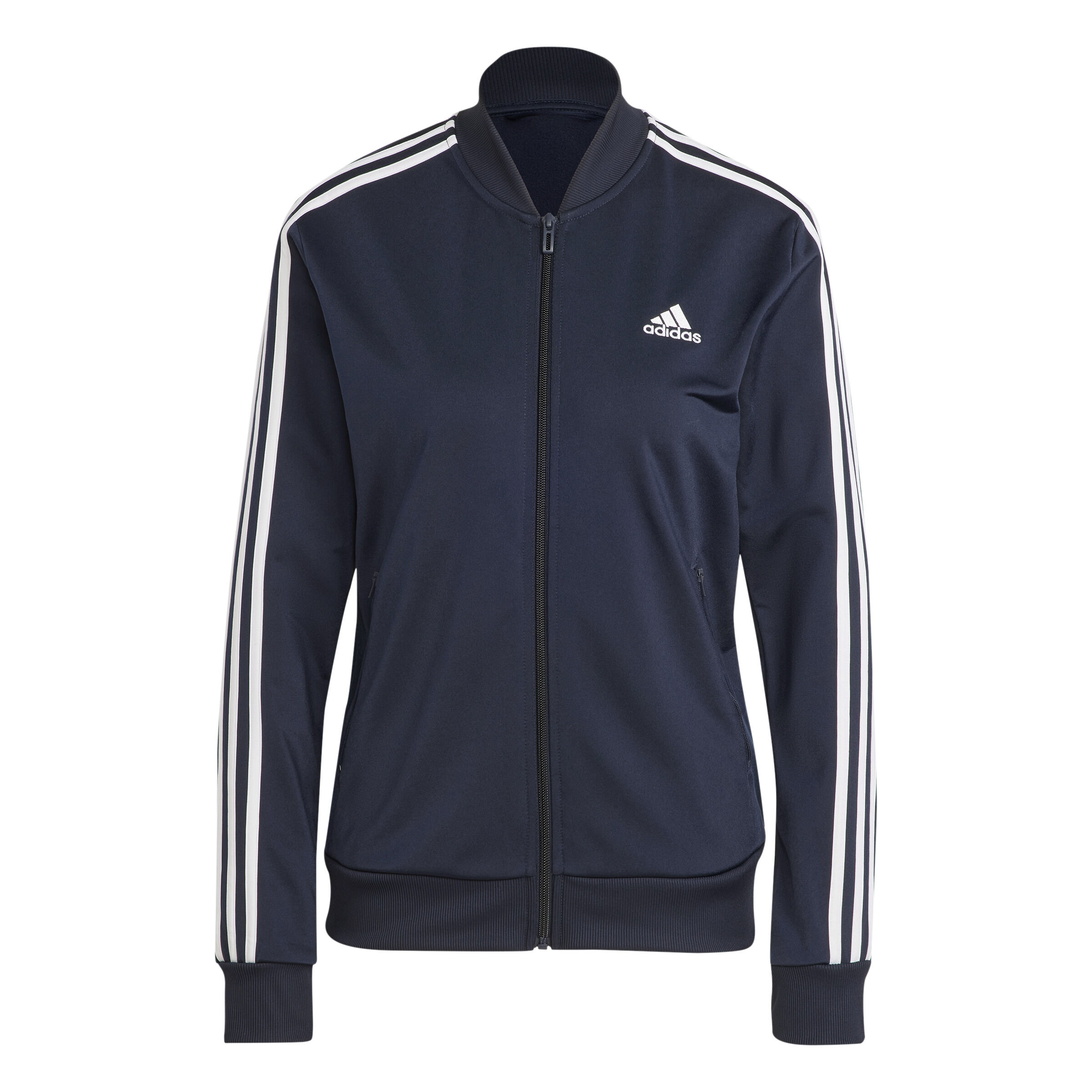 8 Stripes Trainingsanzug Damen - Dunkelblau, Weiß
