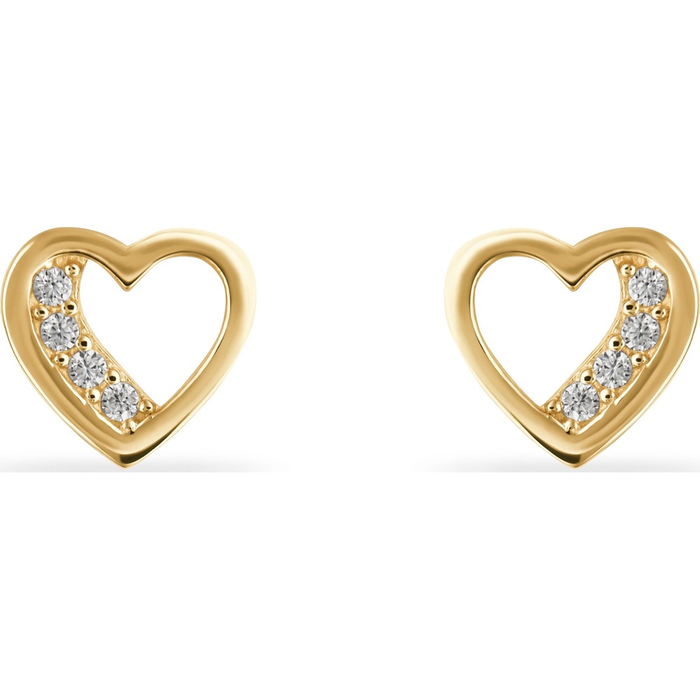 FAVS Boucles d'oreilles à fermoir à poussette 585 Or jaune Boucles d'oreilles