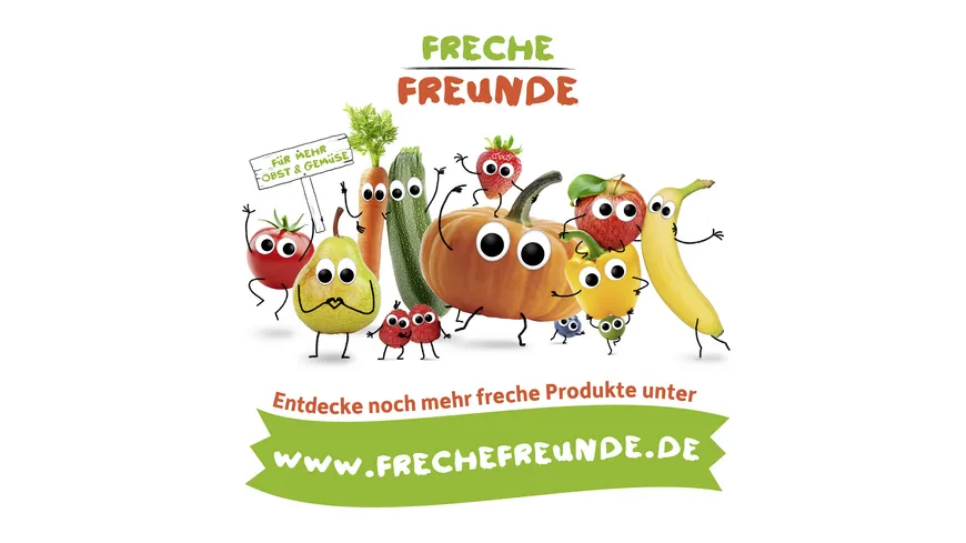 Freche Freunde Bio Feiner Haferriegel Apfel & Banane mit Keksstückchen 69 g