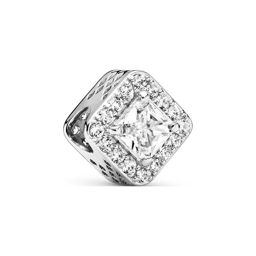 Pandora Charm Timeless Quadratischer Funkelnder Strahlenkranz