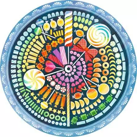 Puzzle 500 Teile - Circle of Colors Candy