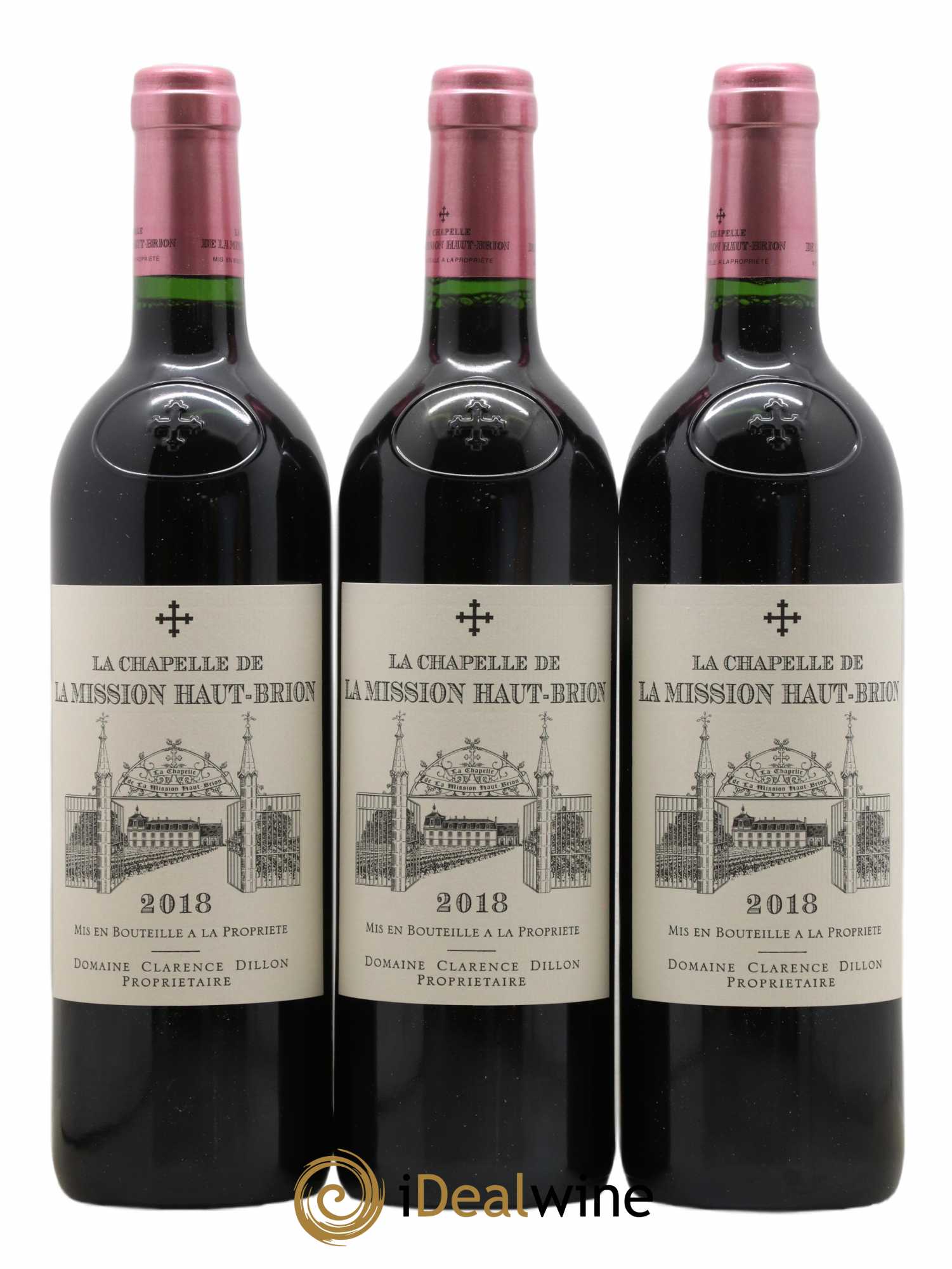 La Chapelle de La Mission Haut-Brion Second Vin  2018 - Lot de 6 Bouteilles