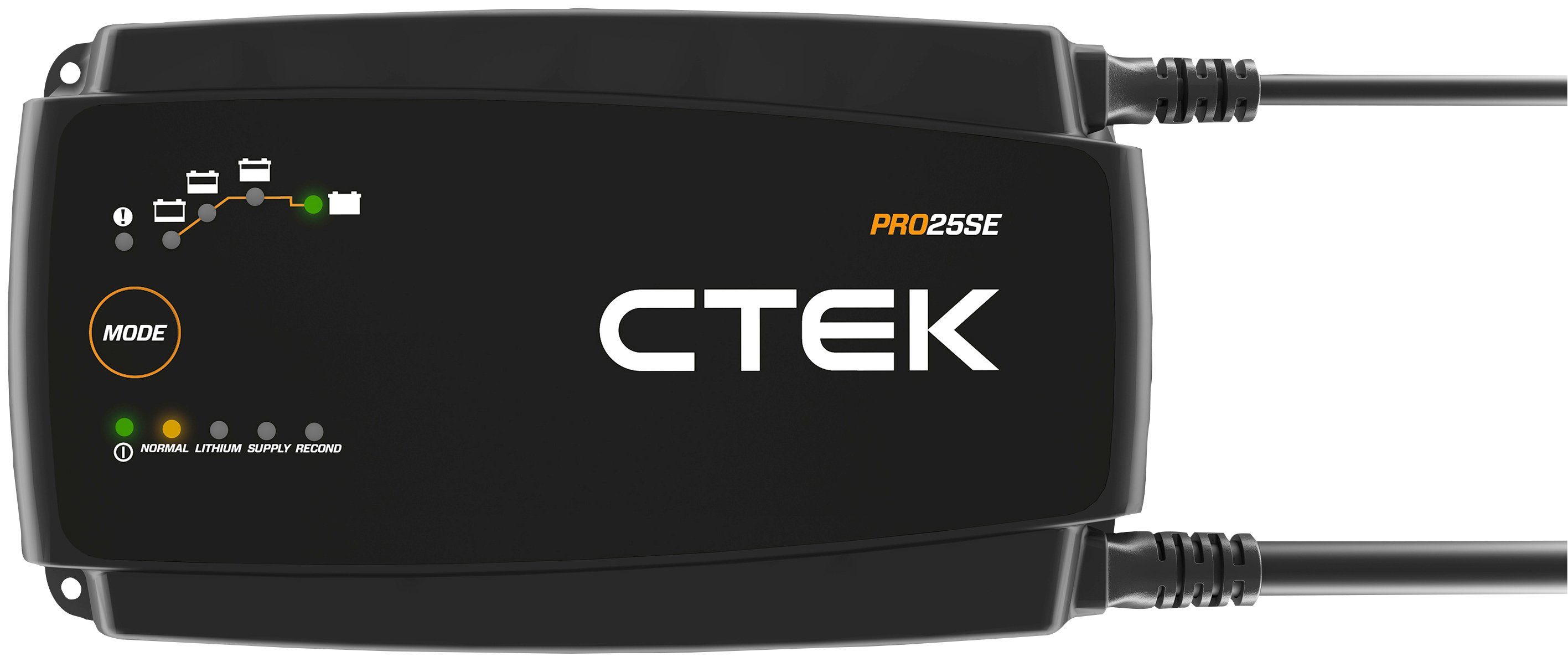 CTEK PRO25SE Batterie-Ladegerät (inkl. 6 m Kabel, Wandhängevorrichtung und Halterung)