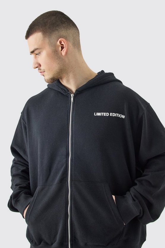 Tall Oversize Hoodie mit Reißverschluss