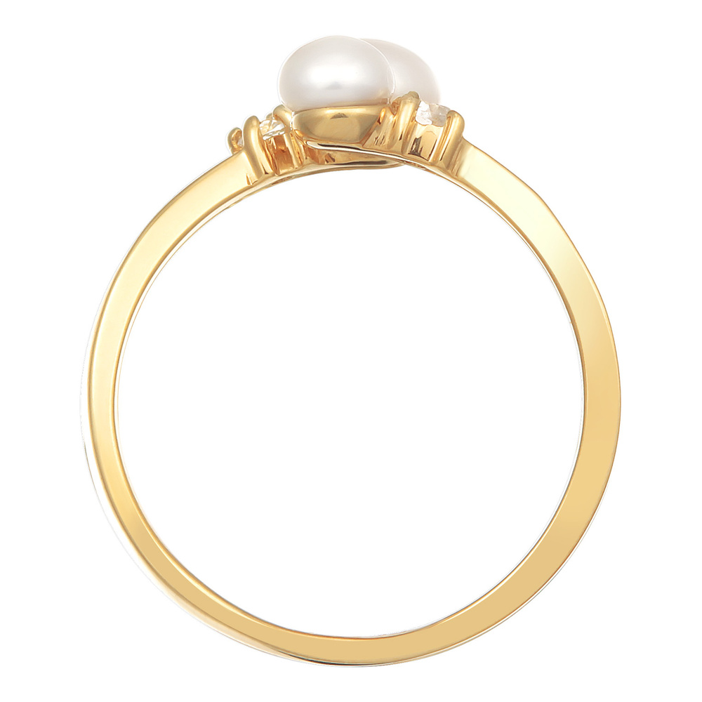 Elli PREMIUM Elli PREMIUM Bague Femmes Wrap Ouvert Classique avec Perles de culture d'eau douc Bague