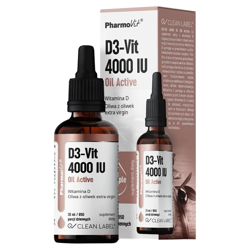 Pharmovit Clean Label D3-Vit 4000 IU Έλαιο Ενεργό 30 ml