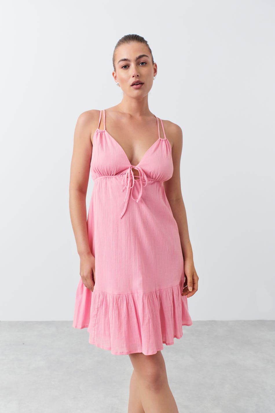 Summer crinkle dress
