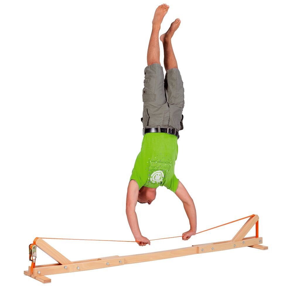 Black Bird Slackline Slackline-Gestell Slackboard, Komplett-Set: Slackline-Halterung inklusive Slackline