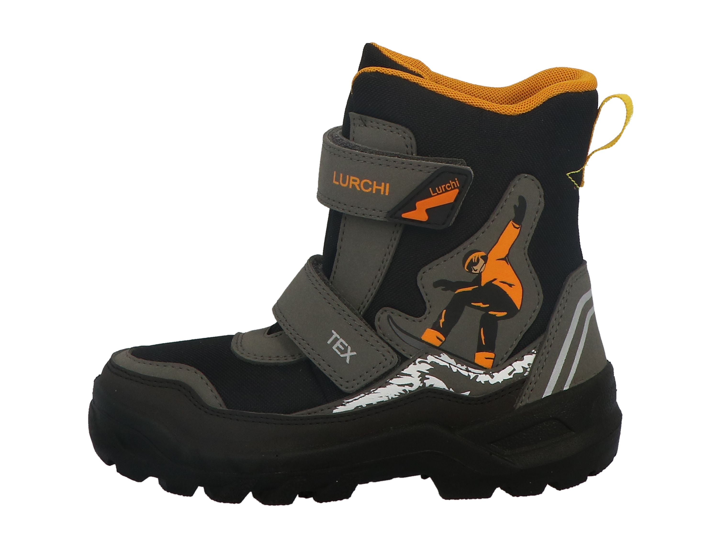 Lurchi Schneestiefel Kendy-TEX - black-yellow