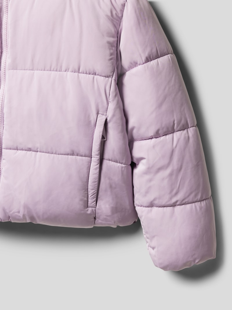Steppjacke mit Stehkragen Modell 'charlie' in flieder