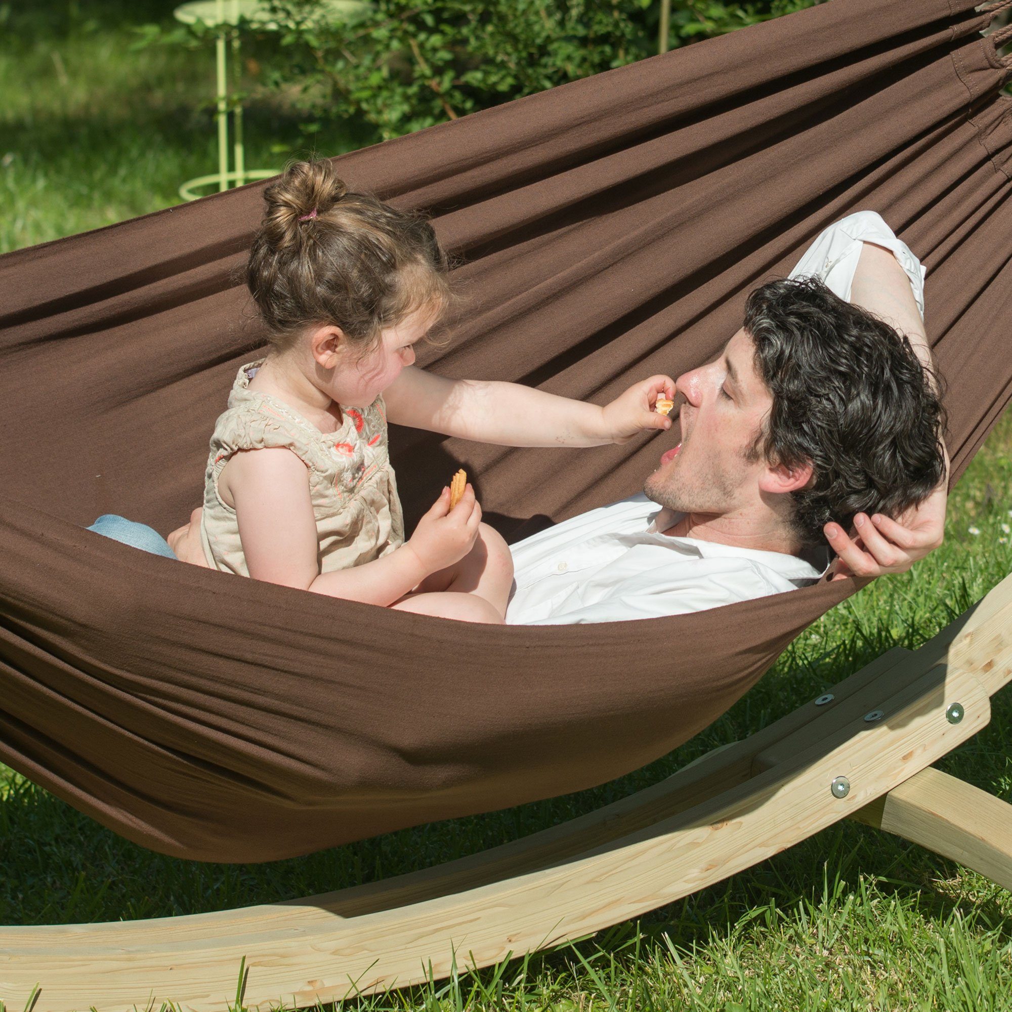 La Siesta Hängematte Single Hängematte Modesta arabica braun von La Siesta Bio Baumwolle T, Hochwertige Qualität