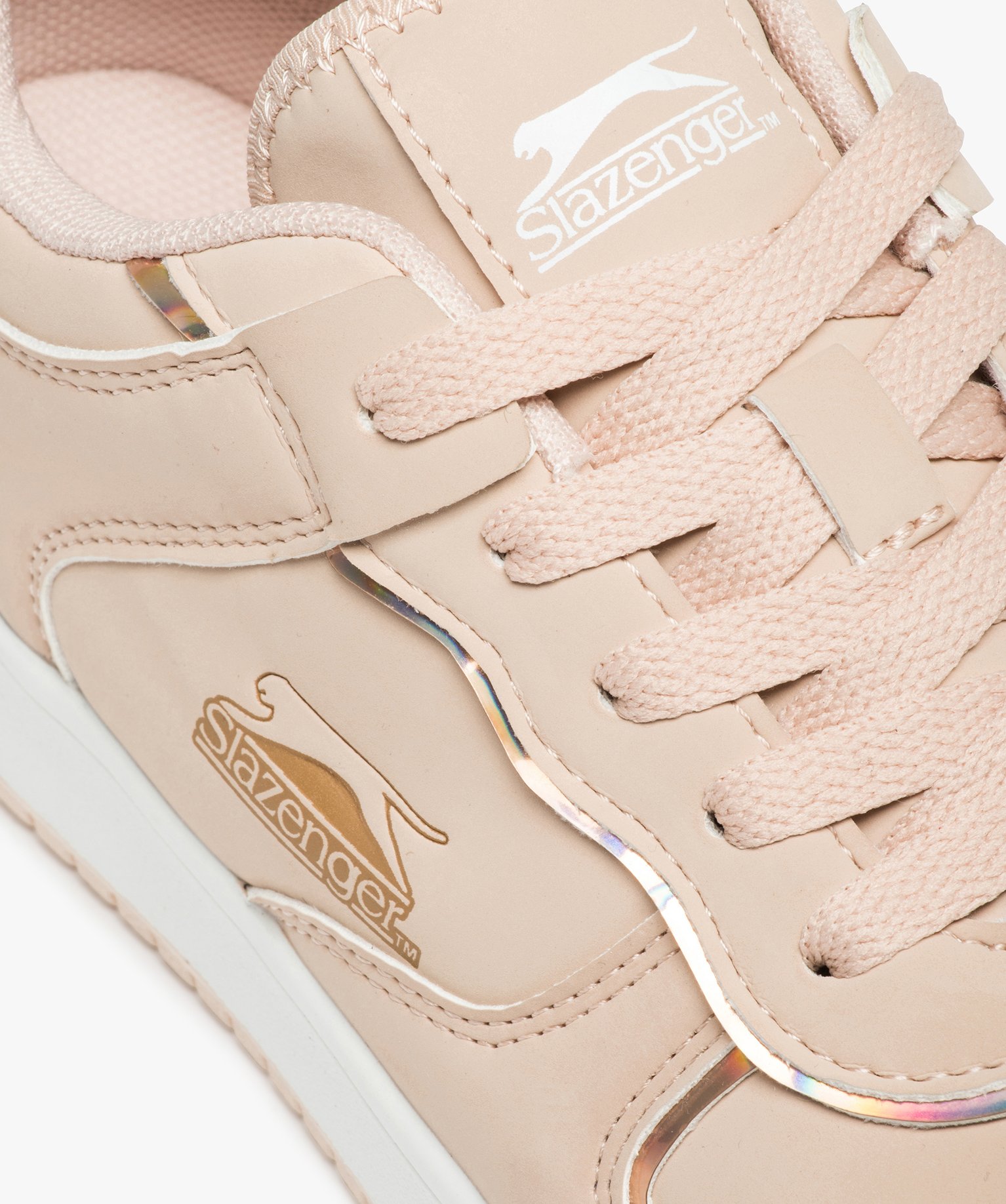Baskets fille à lacets et détails irisés – Slazenger Cr... rose | GEMO