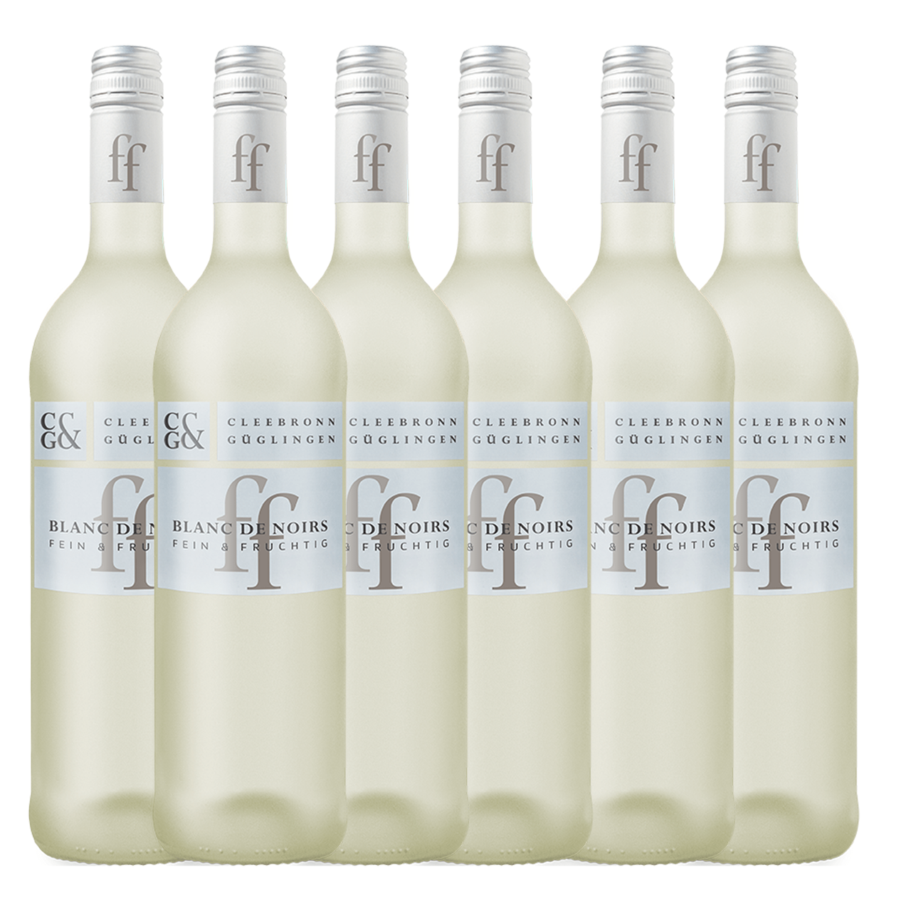 Württembergische WZG Cleebronner Blanc De Noirs Qualitätswein Fein & Fruchtig 6er Karton