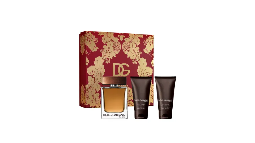 DOLCE&GABBANA The One Eau de Toilette, After Shave Balm und Duschgel Geschenkpackung