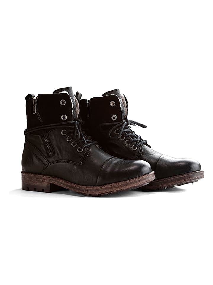 NoGRZ Lederboots in Schwarz, NEU!!!  günstig kaufen 37