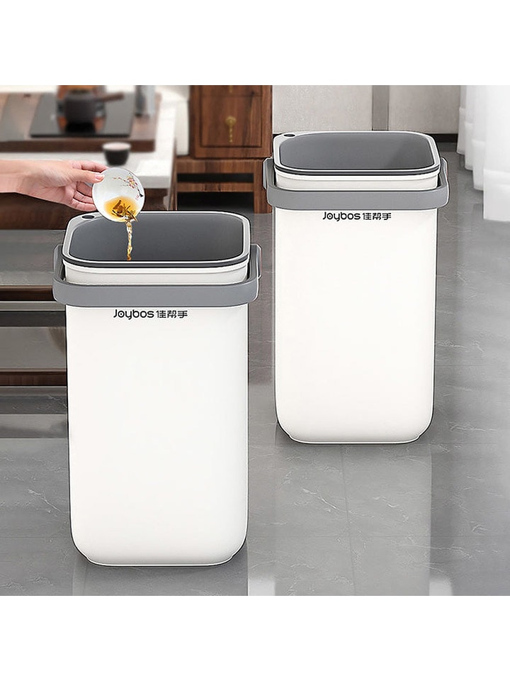 Joybos Küchen-Mülleimer in Weiß/ Grau - 12 l günstig kaufen onesize