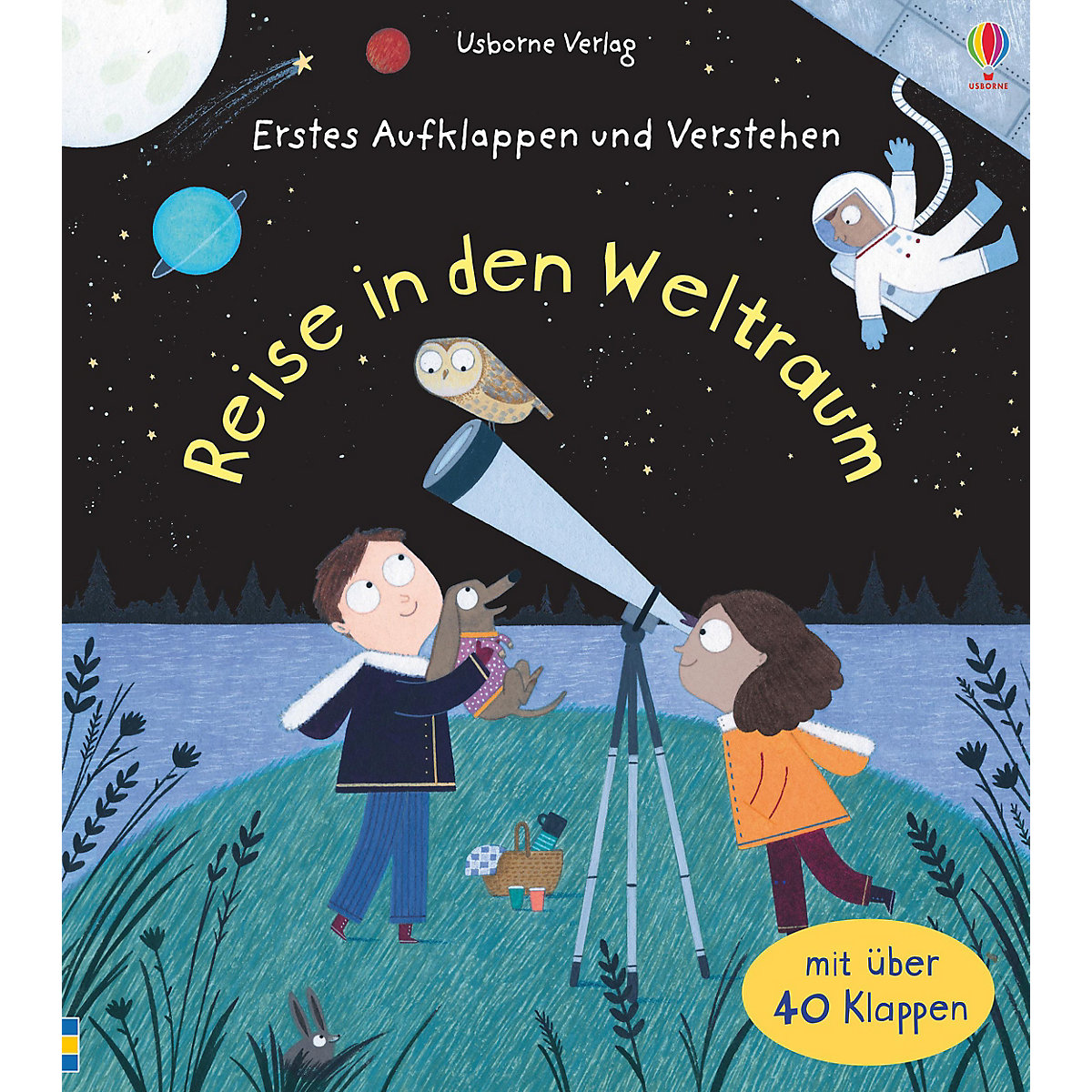 Erstes Aufklappen und Verstehen: Reise in den Weltraum