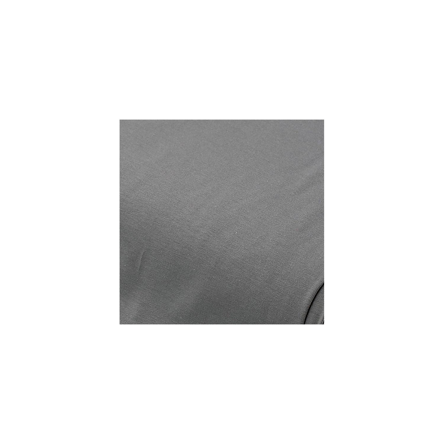 Bio-Baumwolljersey mit Elasthan, dunkelgrau