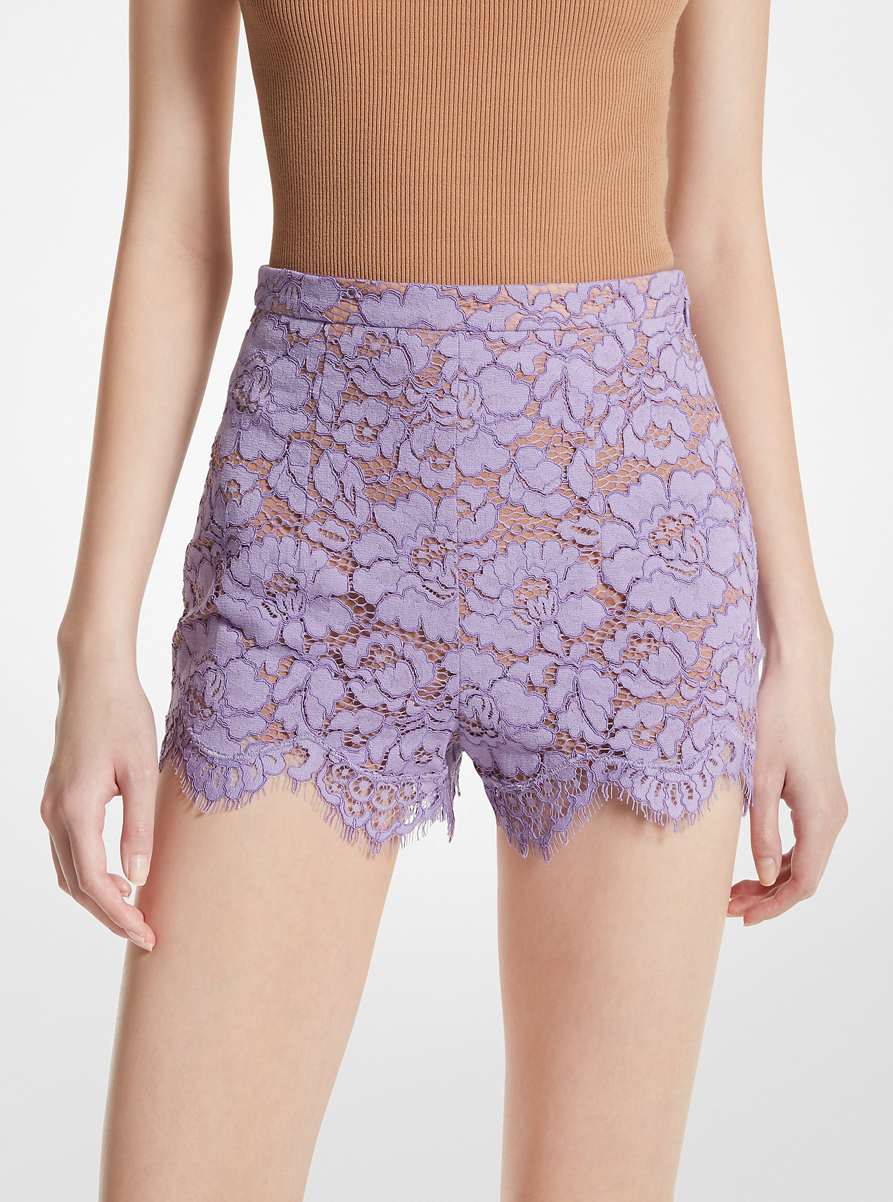 Floral Lace Shorts - FREESIA