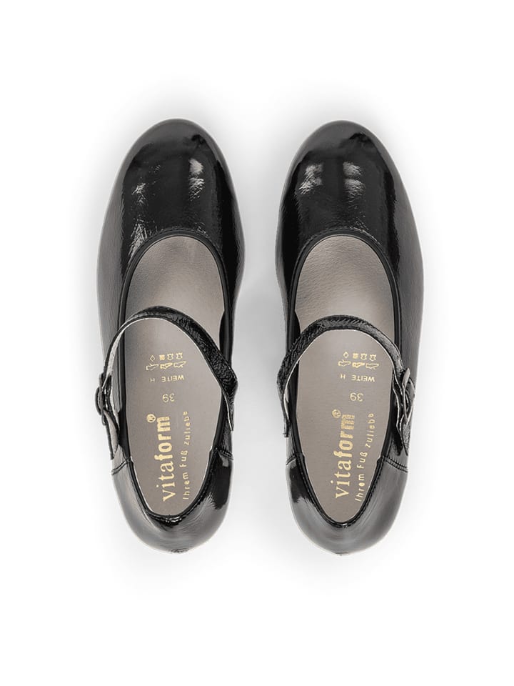 VITAFORM Hirschleder Pumps in schwarz günstig kaufen