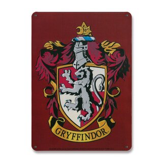 Harry Potter Blechschild Gryffindor 15 x 21 cm