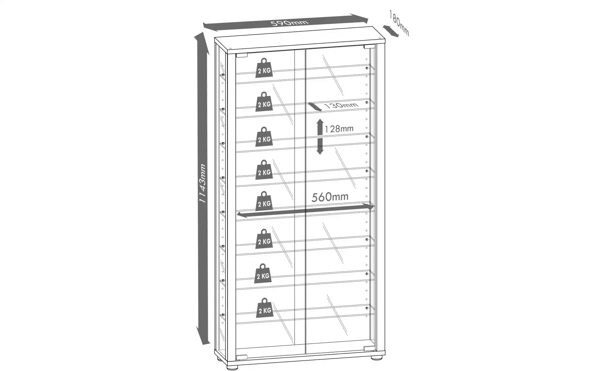 Hängevitrine