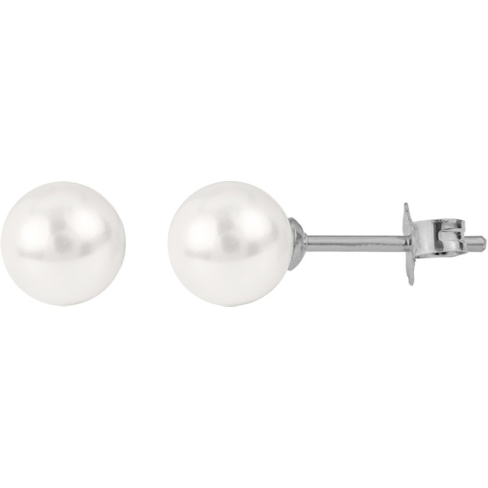 Jacques Lemans Boucles d'oreilles à fermoir à poussette 925 Argent Boucles d'oreilles