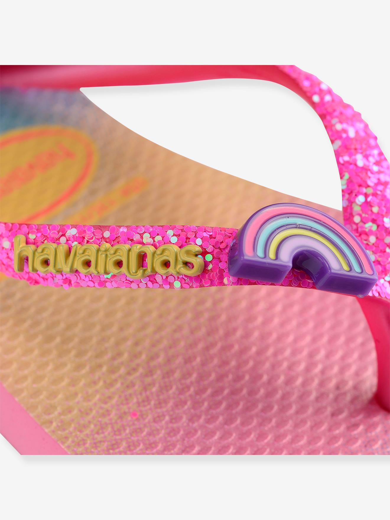 Tongs enfant Slim Glitter Trendy HAVAIANAS® rose