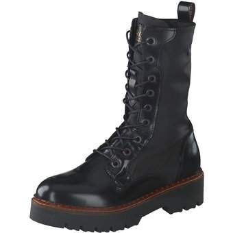 SCOTCH & SODA Olivine Schnürstiefelette in schwarz