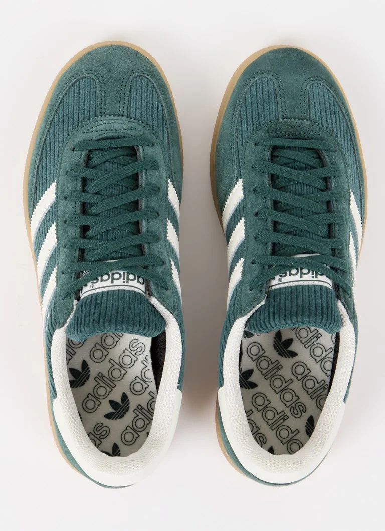Buty sportowe Adidas Handball Spezial z kordu z detalami ze zamszu
