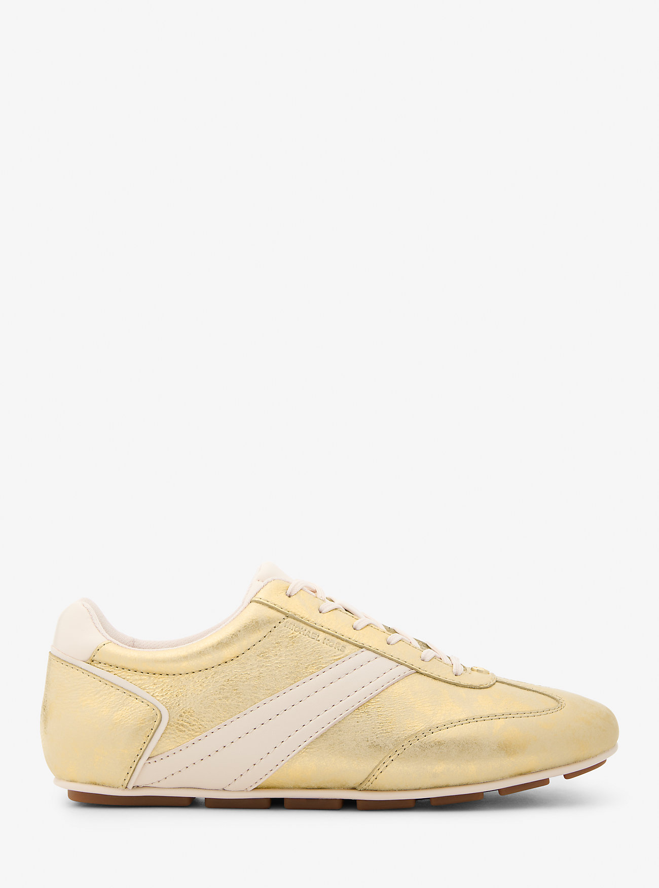 Susie Metallic Skinnsneaker - GULL