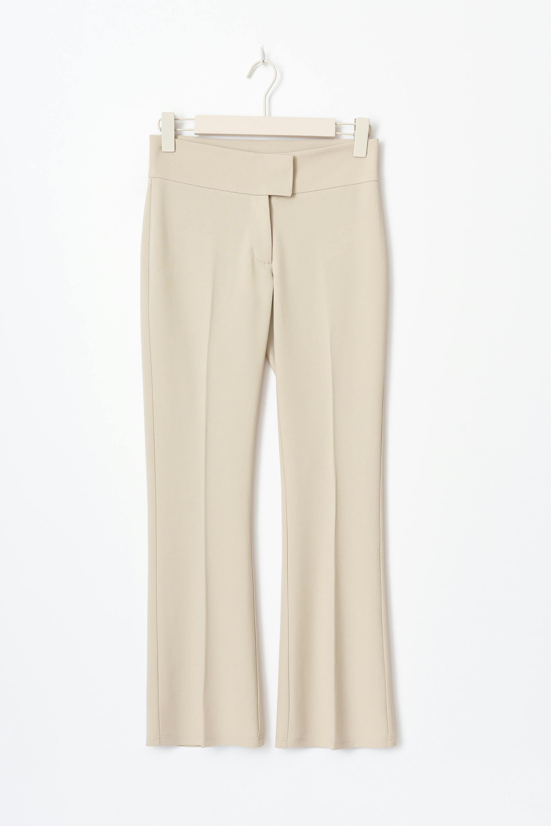 Jersey tailored trousers