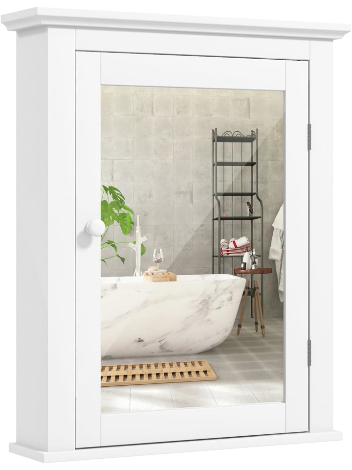 COSTWAY Spiegelschrank in Weiß günstig kaufen onesize