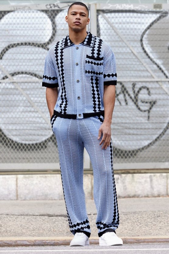 Kastiges Poloshirt & Hose