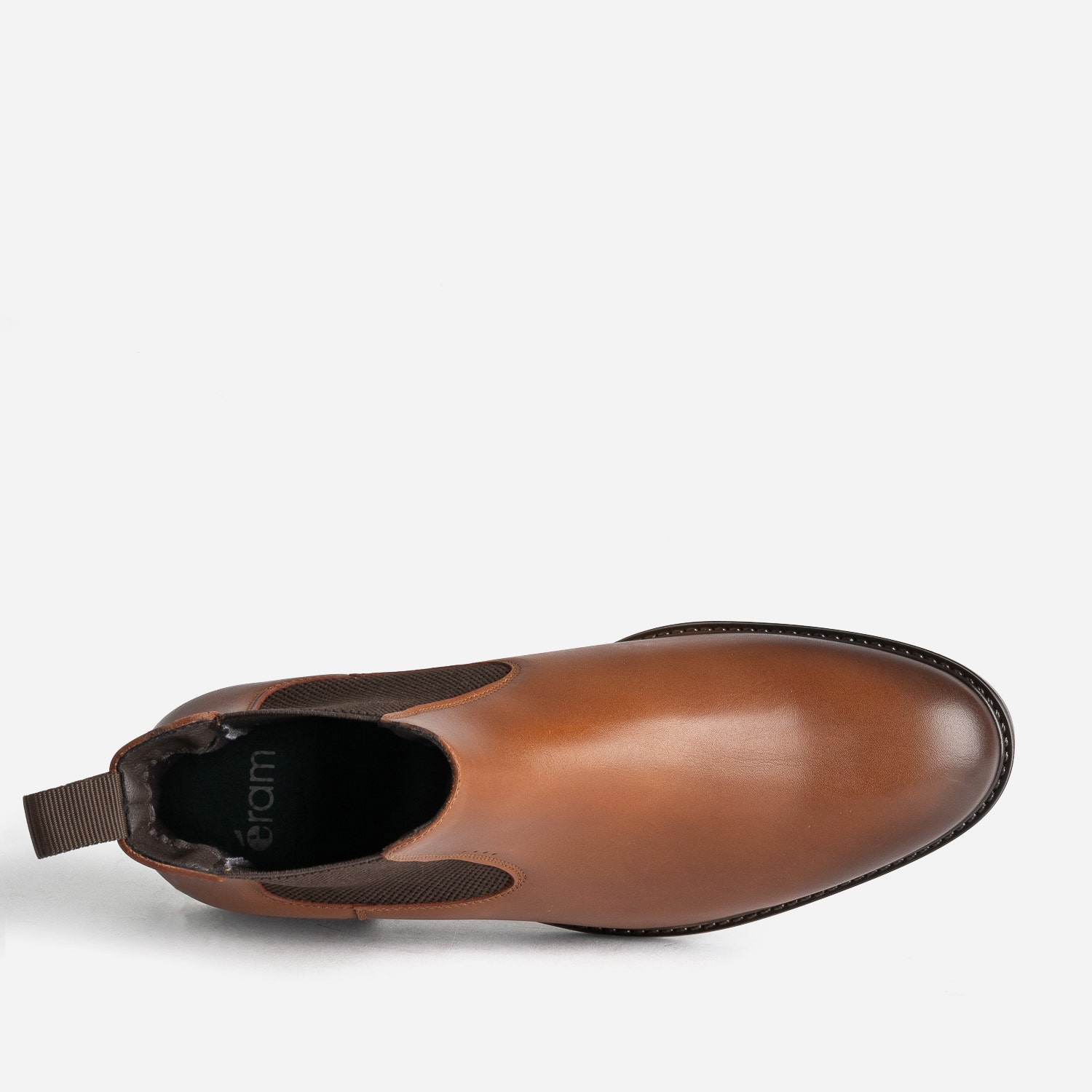 Chelsea boots cognac en cuir