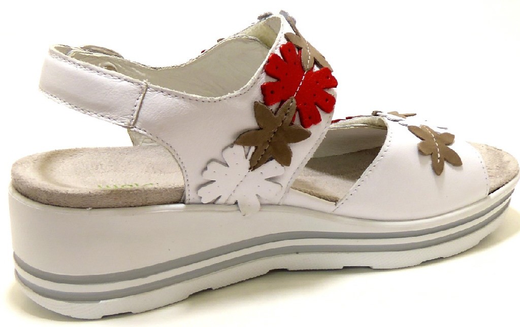 WALDLÄUFER Komfort Sandalen weiss