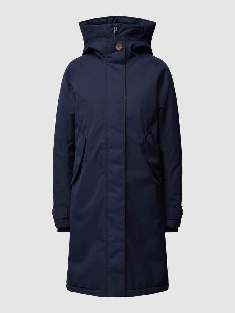 Parka mit Kapuze Modell 'LUNA' in dunkelblau