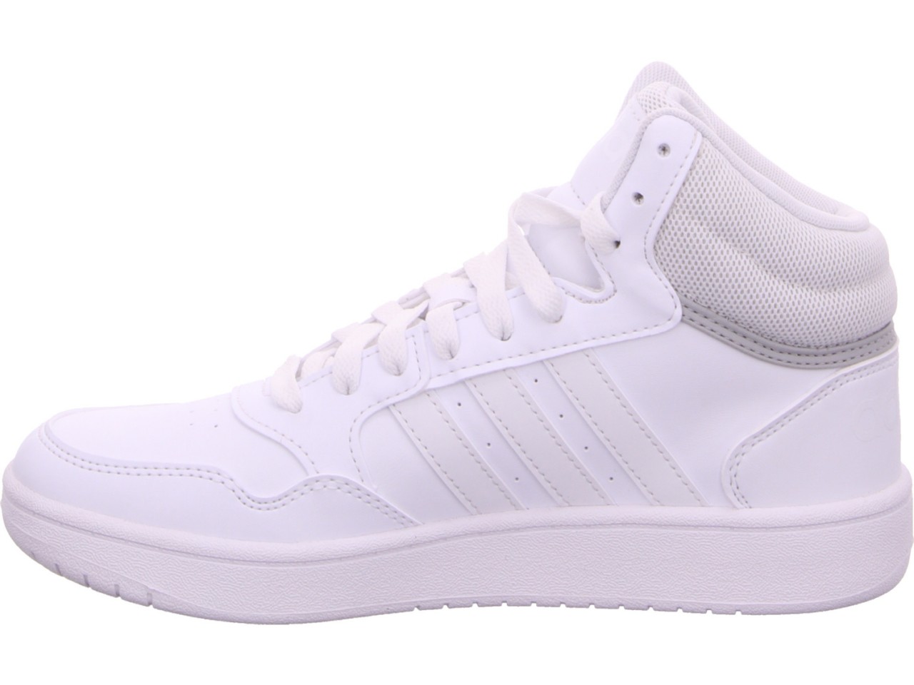 ADIDAS Freizeit Schnürer weiss Hoops 3.0 Mid