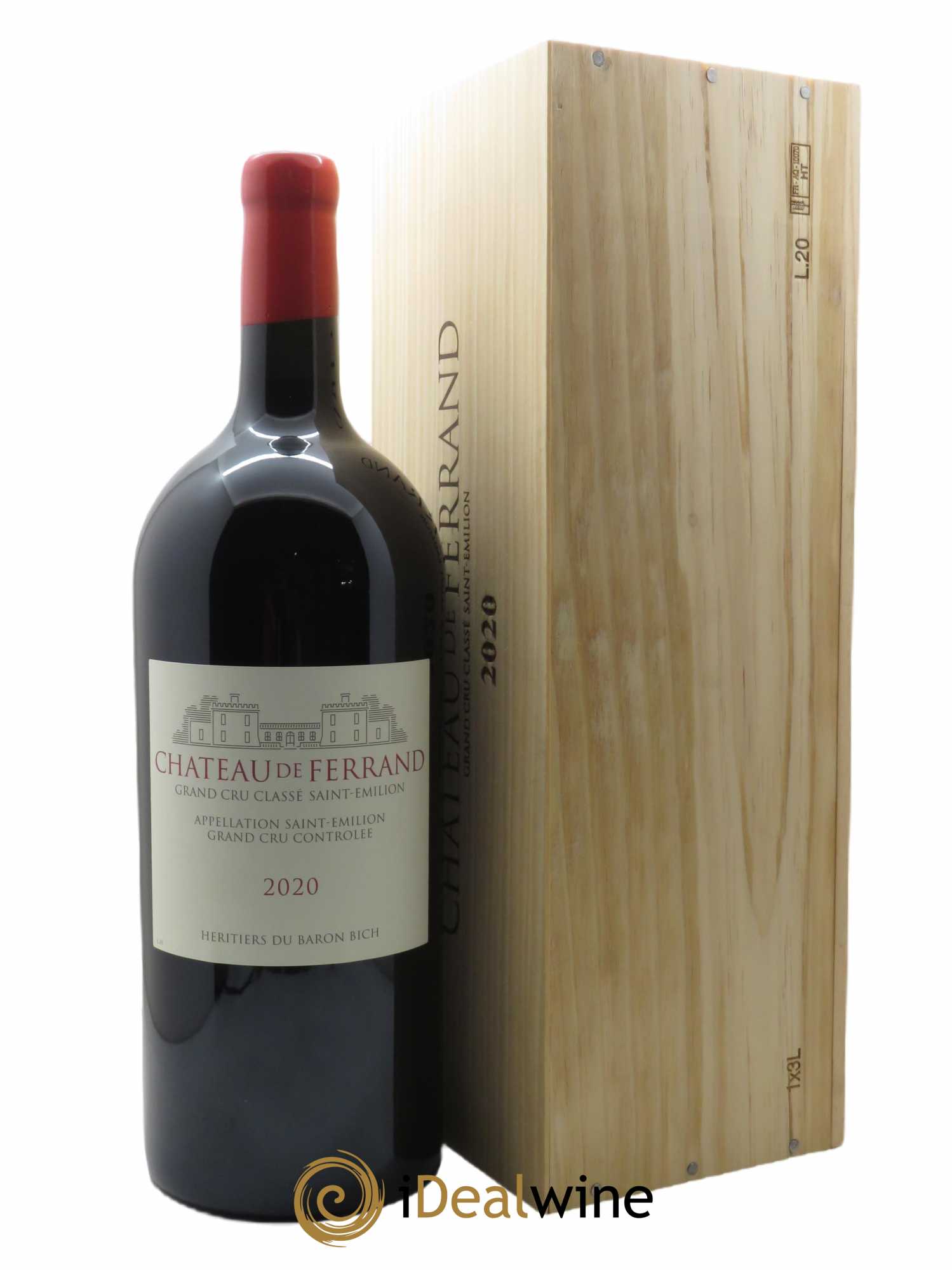 Château de Ferrand Grand Cru Classé  2020 - Lot de 1 Double-magnum