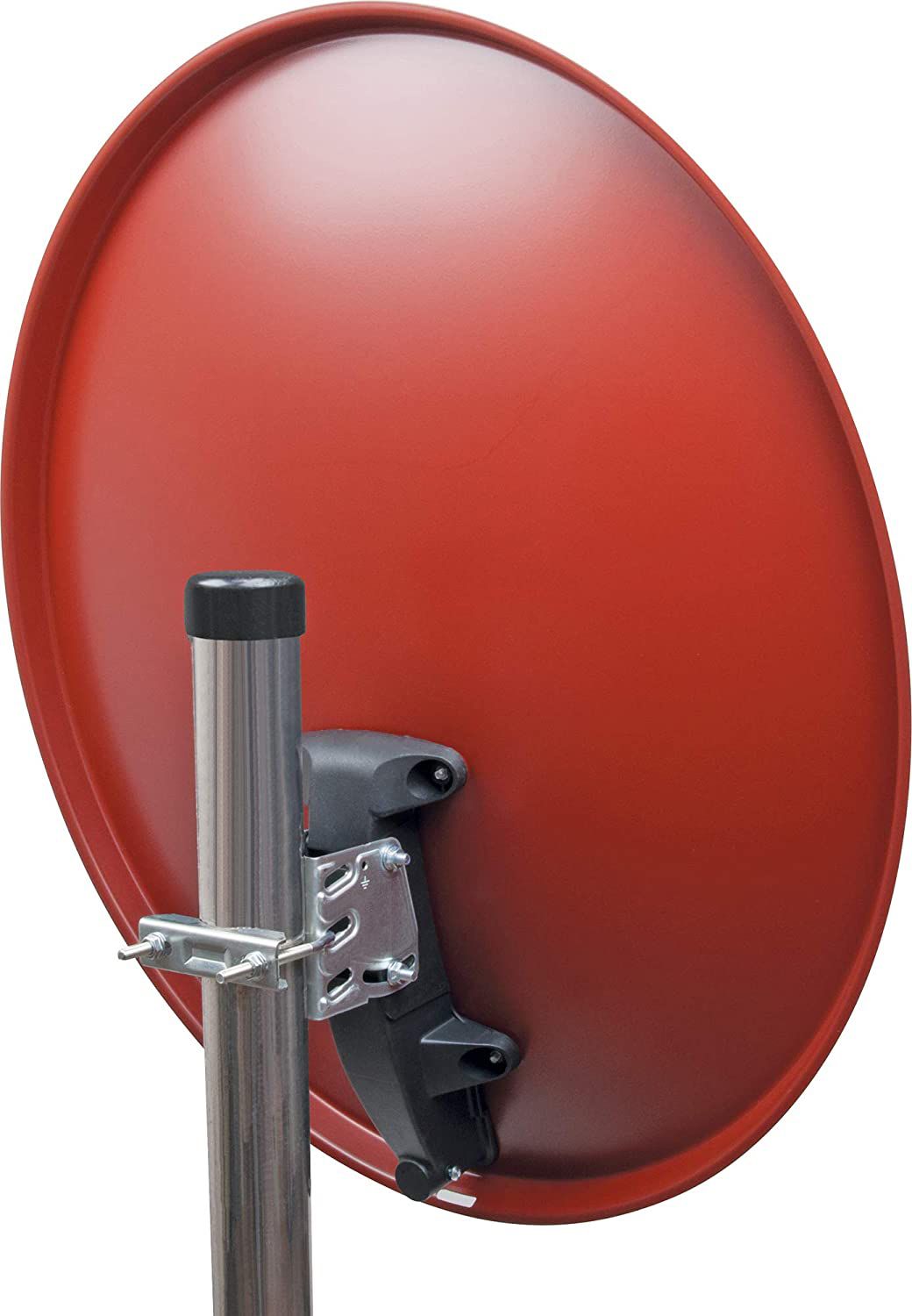 Schwaiger 714494 ziegelroter 55 cm Stahl-Spiegel set