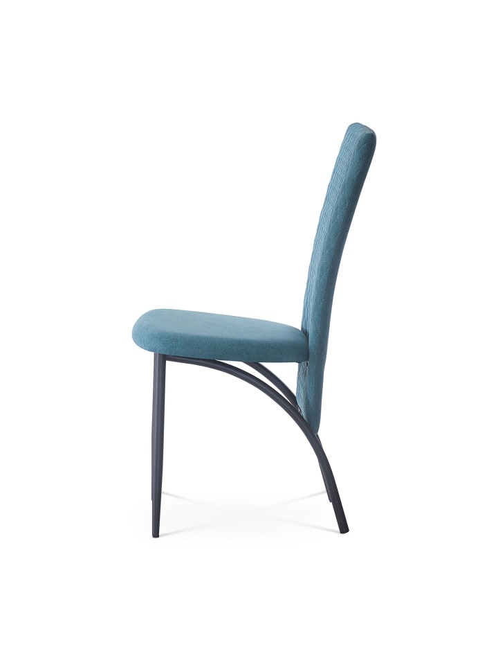 B&D Home Esszimmerstuhl THADDÄUS in Petrol - (B)46 x (H)94 x (T)58 cm günstig kaufen
