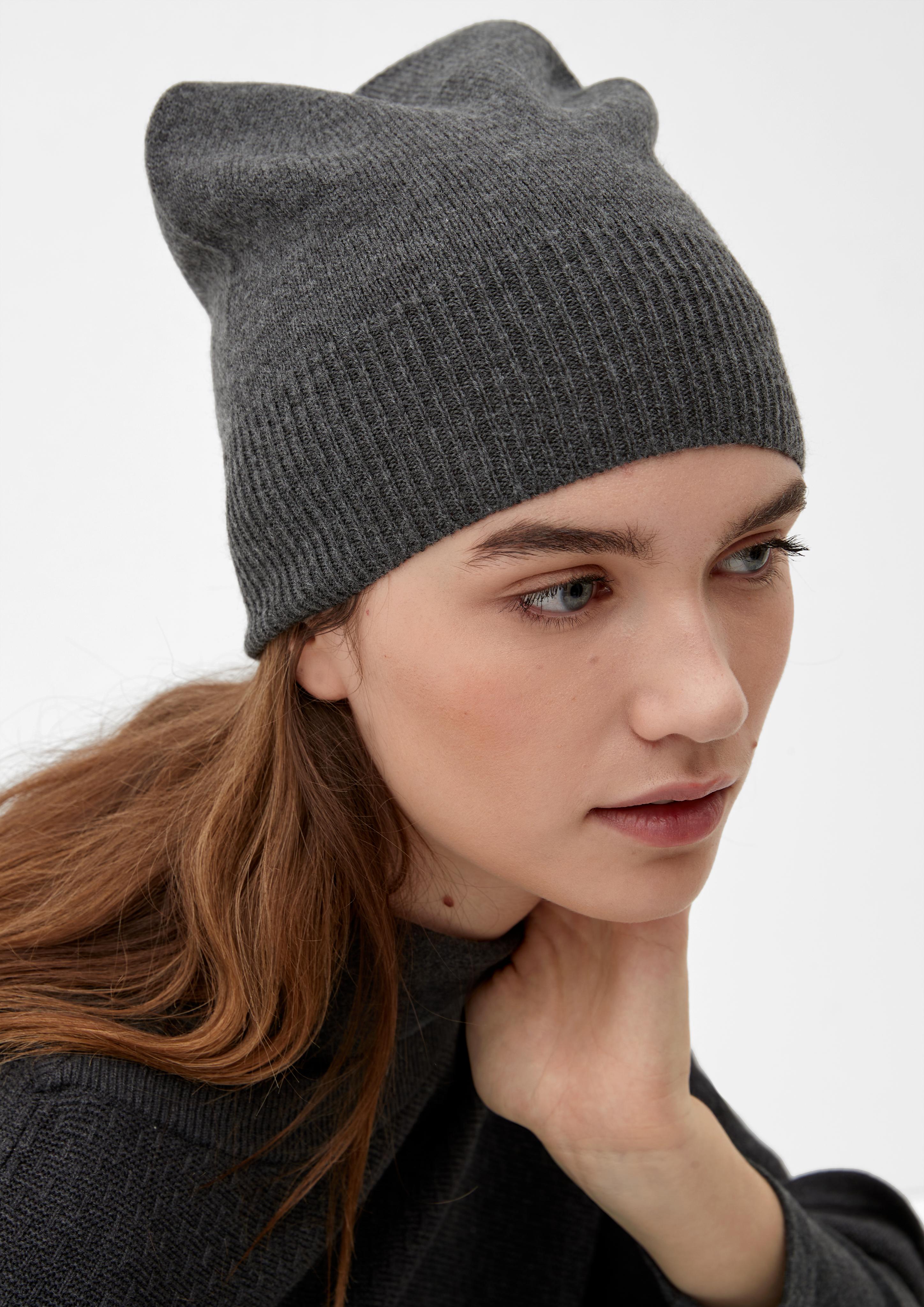 Strickmütze aus Wollmix  2124440-9898