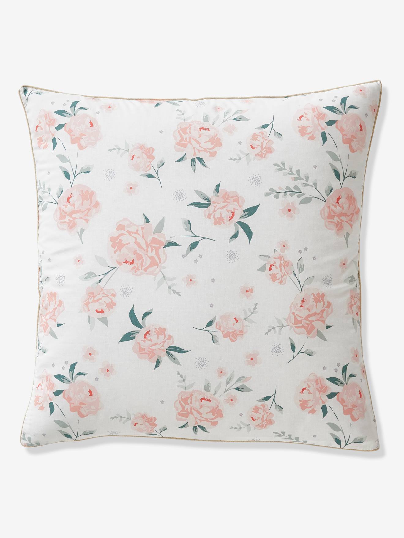 Vertbaudet Kinder Bettwäsche-Set ROSENTRAUM Oeko-Tex - wollweiß/rosa