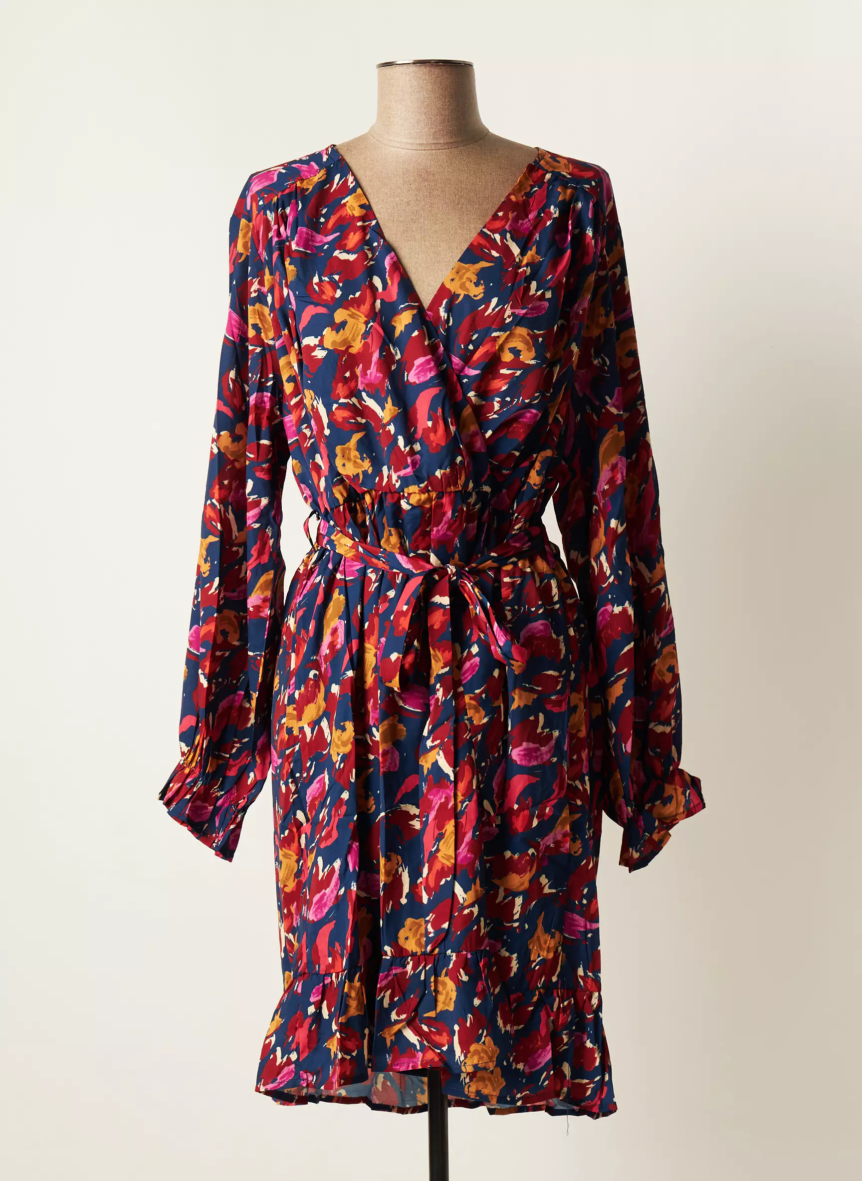 Pomme Rouge Robes Mi Longues Femme couleur bleu